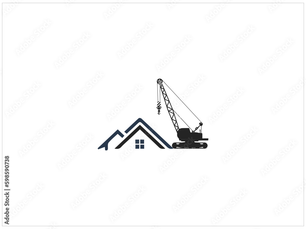 Construction Logo Stock Illustrations, Vector Graphics and Clip Art