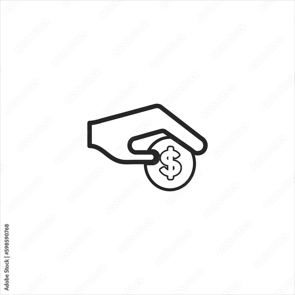 save money icon. single icon isolated white background.EPS 10 For Website Mobile UI/UX save money icon. single icon isolated white background.EPS 10 For Website Mobile UI/UX