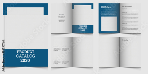 Modern product catalog design, Company product catalogue design, modern concept, minimalist layout use for business profile template