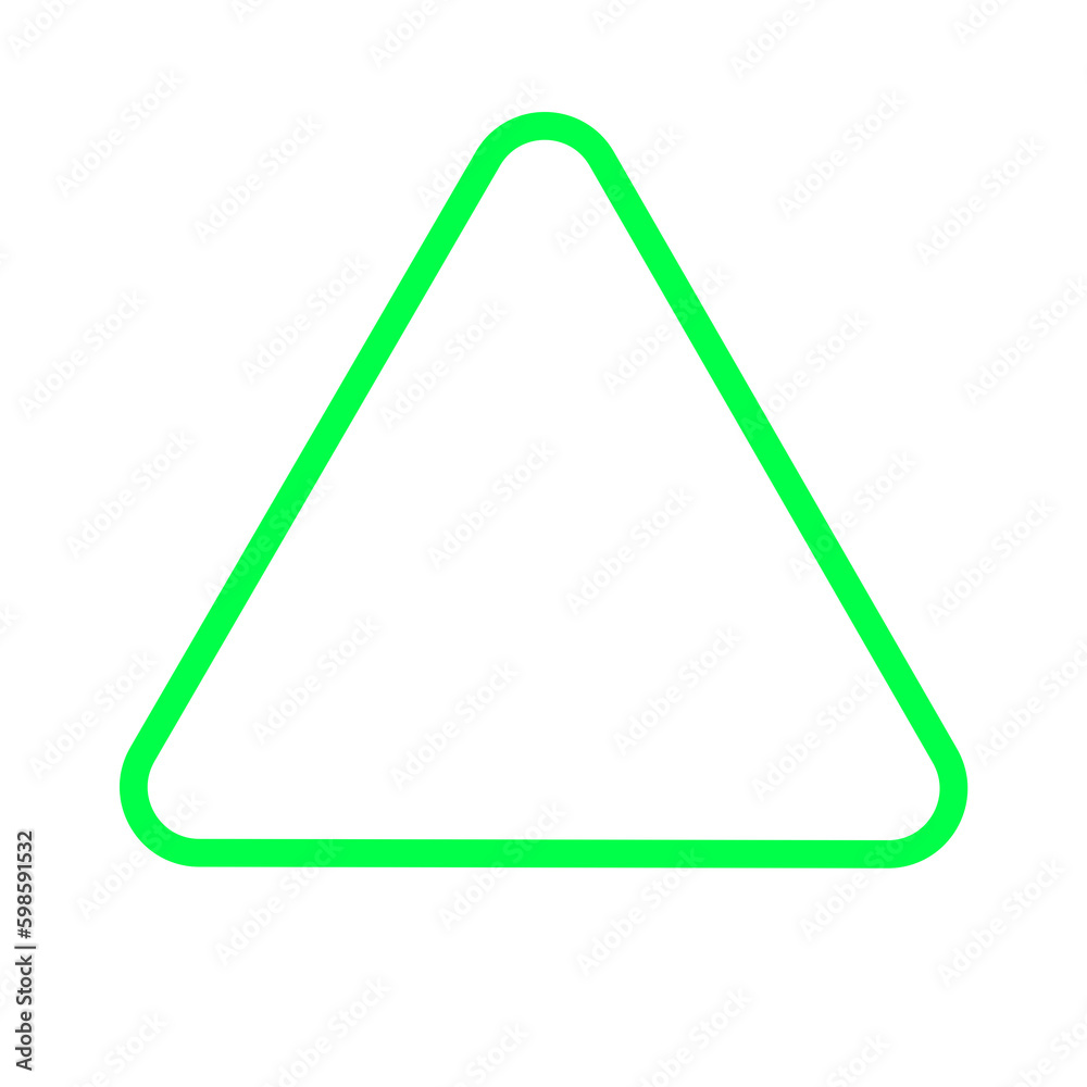 green line triangle frame green line triangle frame
