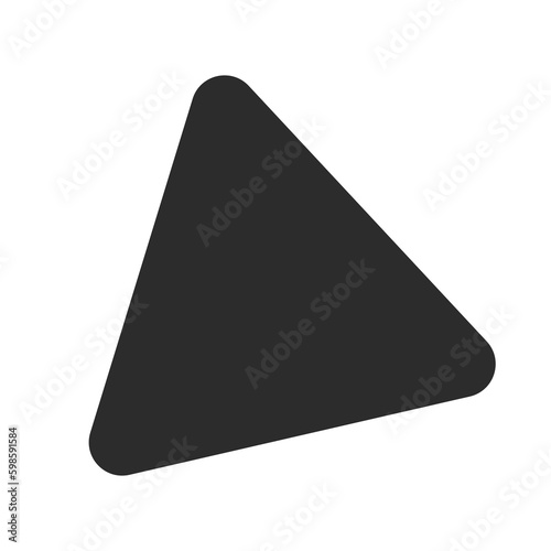 black banner triangle