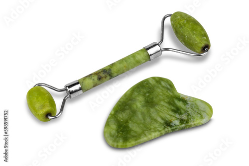 Cuadro en lienzo facial massager, Gua Sha massager and facial roller