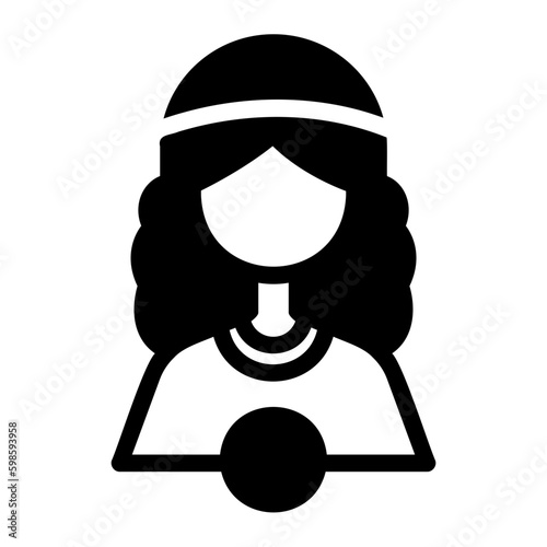 fortune teller glyph icon