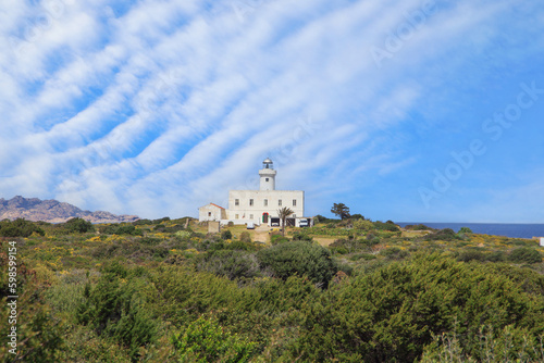 View at Capo Ferro Lighthouse, Sassari - Sardinia