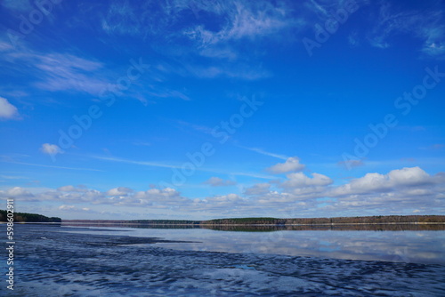 river and sky