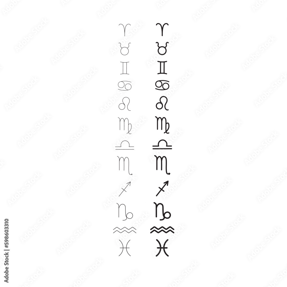 Set of 12 zodiac signs. Constellation of Aries, Taurus, Leo, Gemini, Virgo, Scorpio, Libra, Aquarius, Sagittarius, Pisces, Capricorn, Cancer. Set of 12 zodiac signs. Constellation of Aries, Taurus, Leo, Gemini, Virgo, Scorpio, Libra, Aquarius, Sagittarius, Pisces, Capricorn, Cancer.