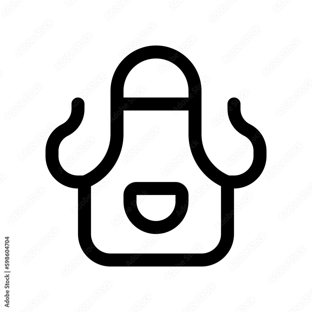 Editable cleaning apron vector icon. Part of a big icon set family. Perfect for web and app interfaces, presentations, infographics, etc Editable cleaning apron vector icon. Part of a big icon set family. Perfect for web and app interfaces, presentations, infographics, etc