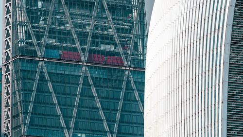 Canvas Print Modern skyscrapers in the city of London
