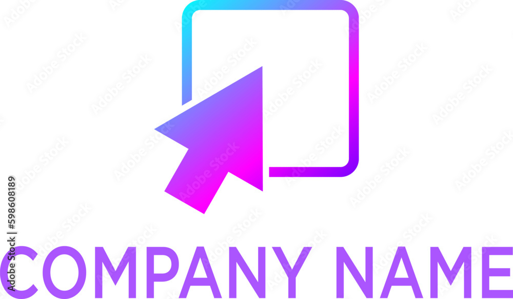 logo button click on a computer logo button click on a computer
