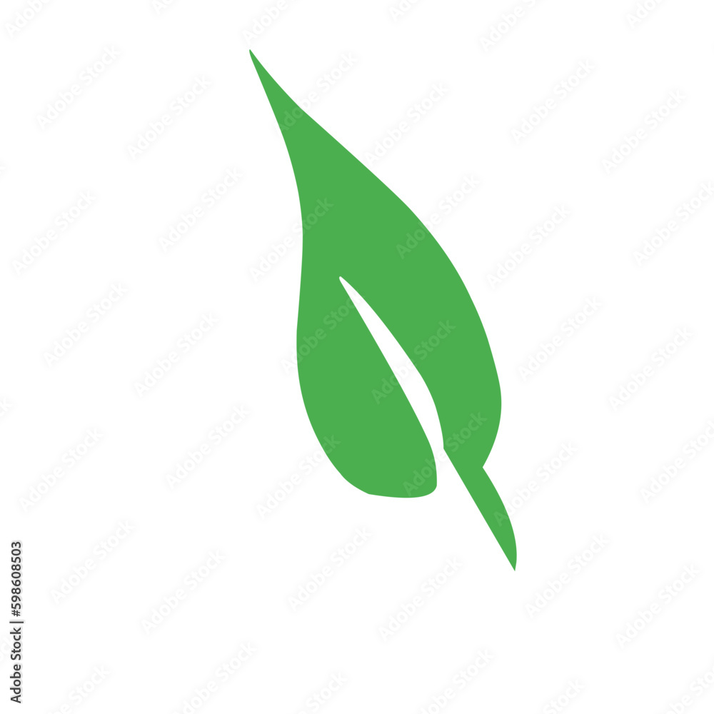 Flat Green Leaf Flat Green Leaf