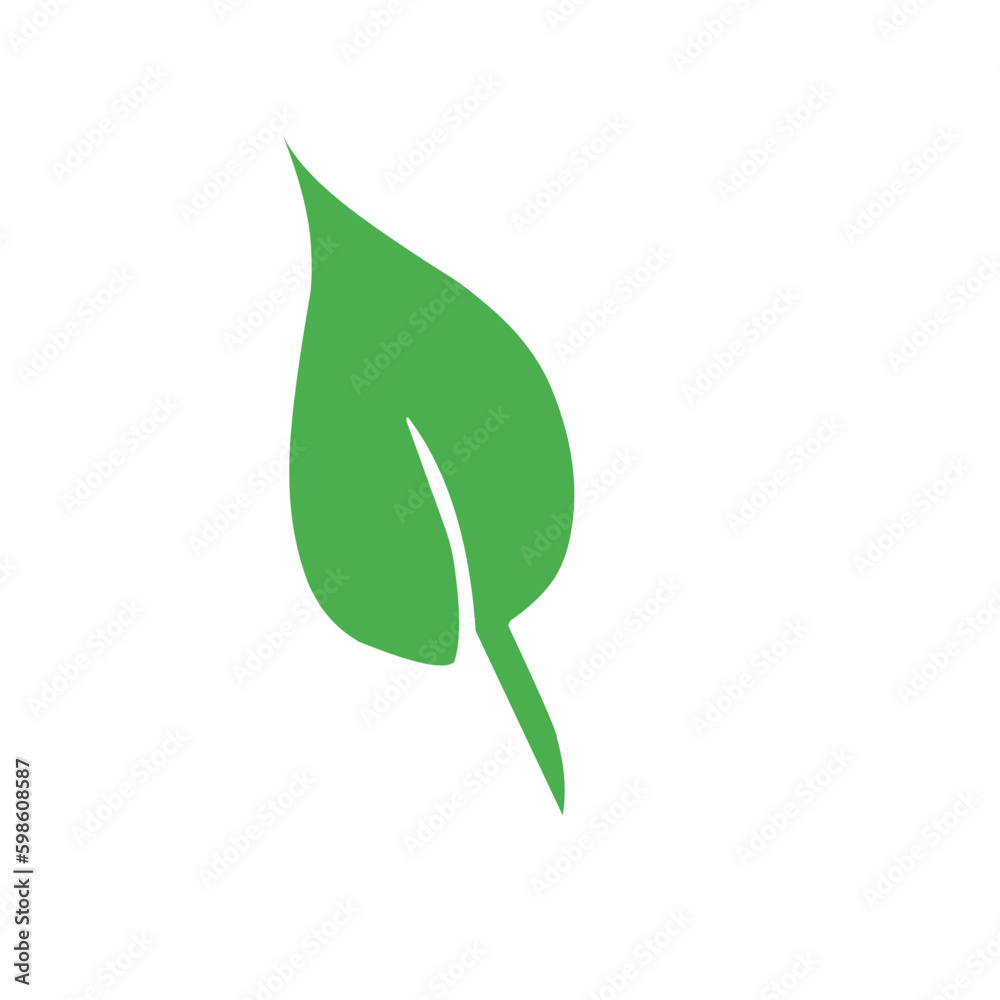 Flat Green Leaf Flat Green Leaf