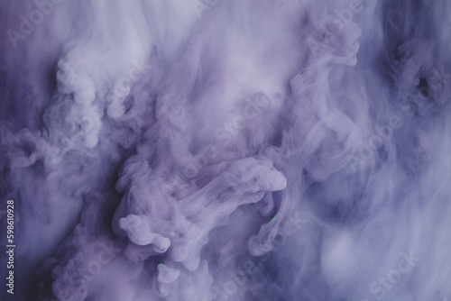 Purple Glowing Fog Cloud Wave with Free Space