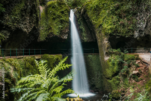 Nova and Moinho Waterfall in Madeira Island  Portugal