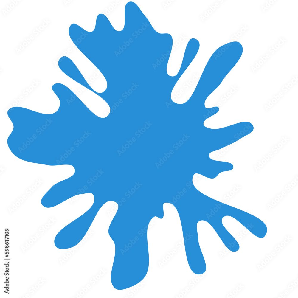 Water splash illustration. Vector file Water splash illustration. Vector file
