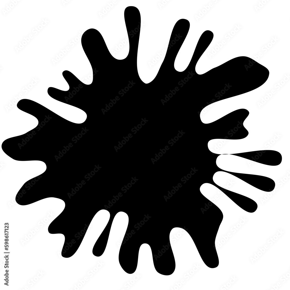 Ink drops and splashes. Blotter spots, liquid paint drip drop splash and ink splatter. Artistic dirty grunge abstract spot vector set. Illustration monochrome drip splash, splat messy inkblot. Vector Ink drops and splashes. Blotter spots, liquid paint drip drop splash and ink splatter. Artistic dirty grunge abstract spot vector set. Illustration monochrome drip splash, splat messy inkblot. Vector