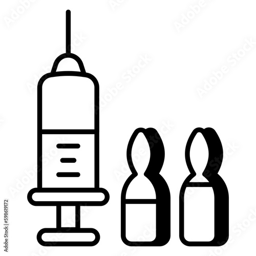 Premium download icon of vaccination 