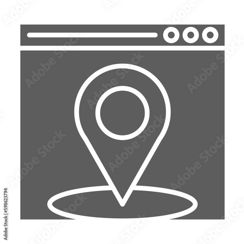 Free Download map icon illustration - GFXLoad