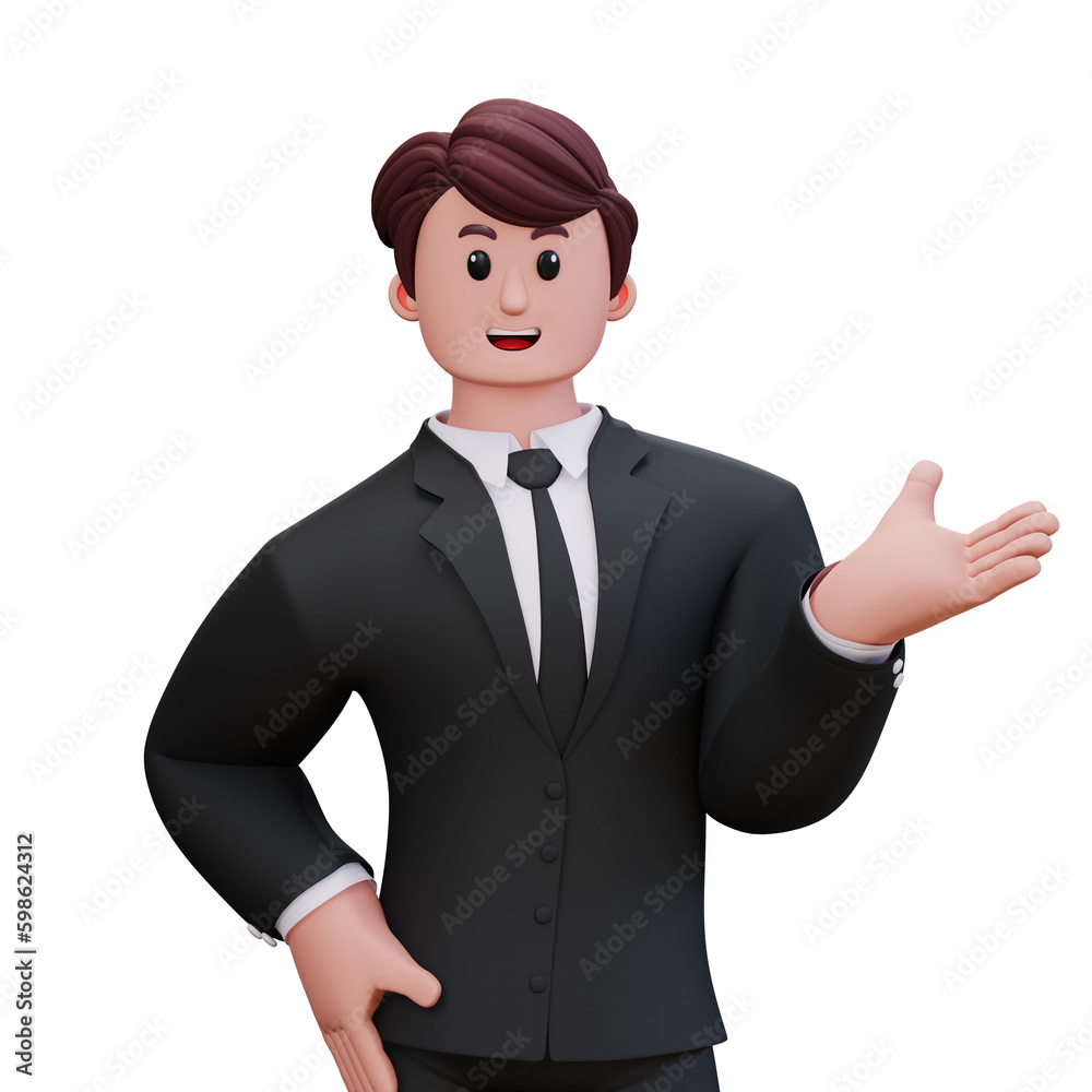 3D Character Businessman
