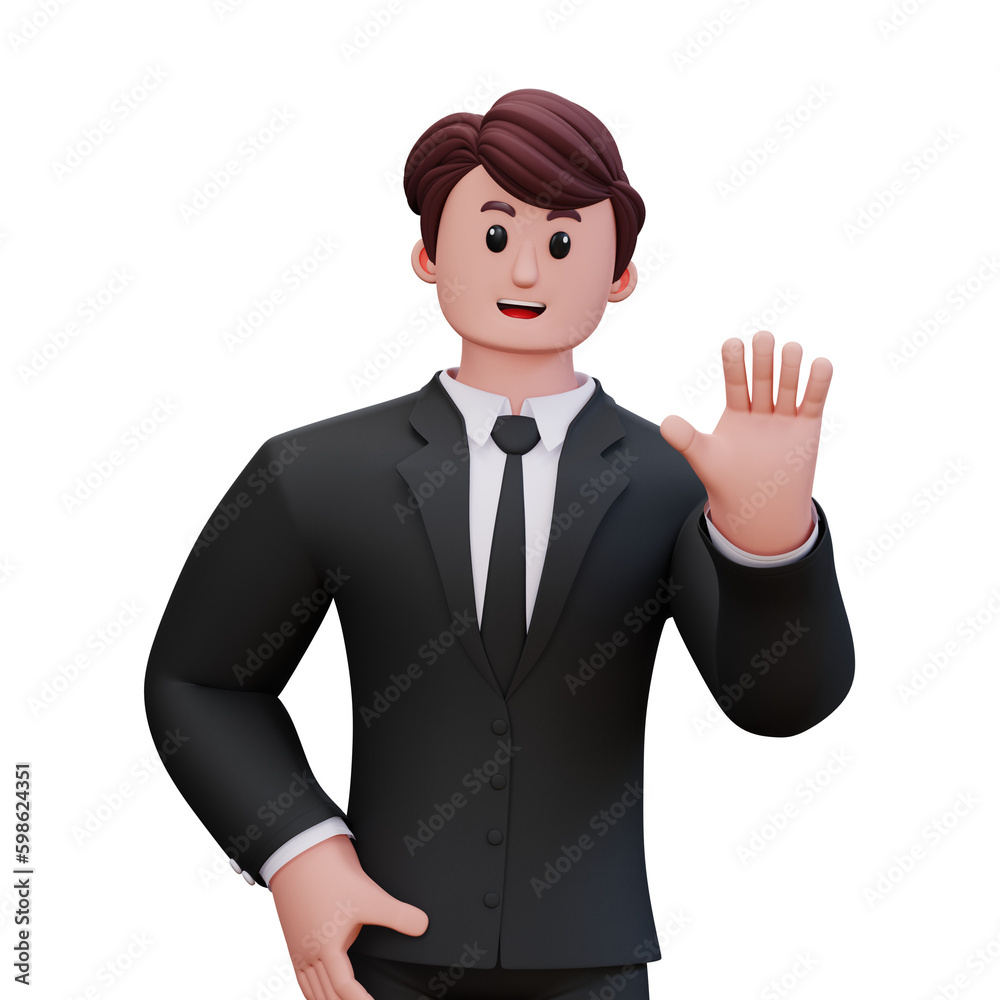 3D Character Businessman
