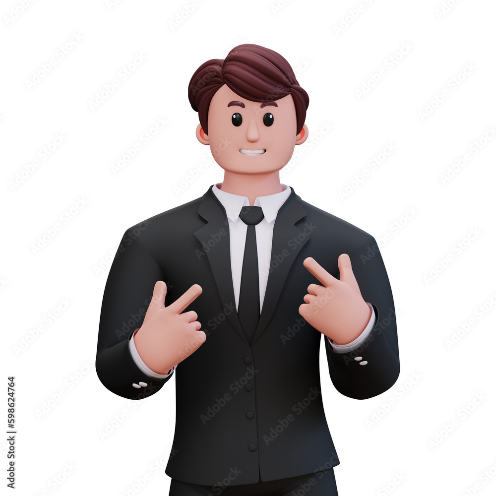 3D Character Businessman
