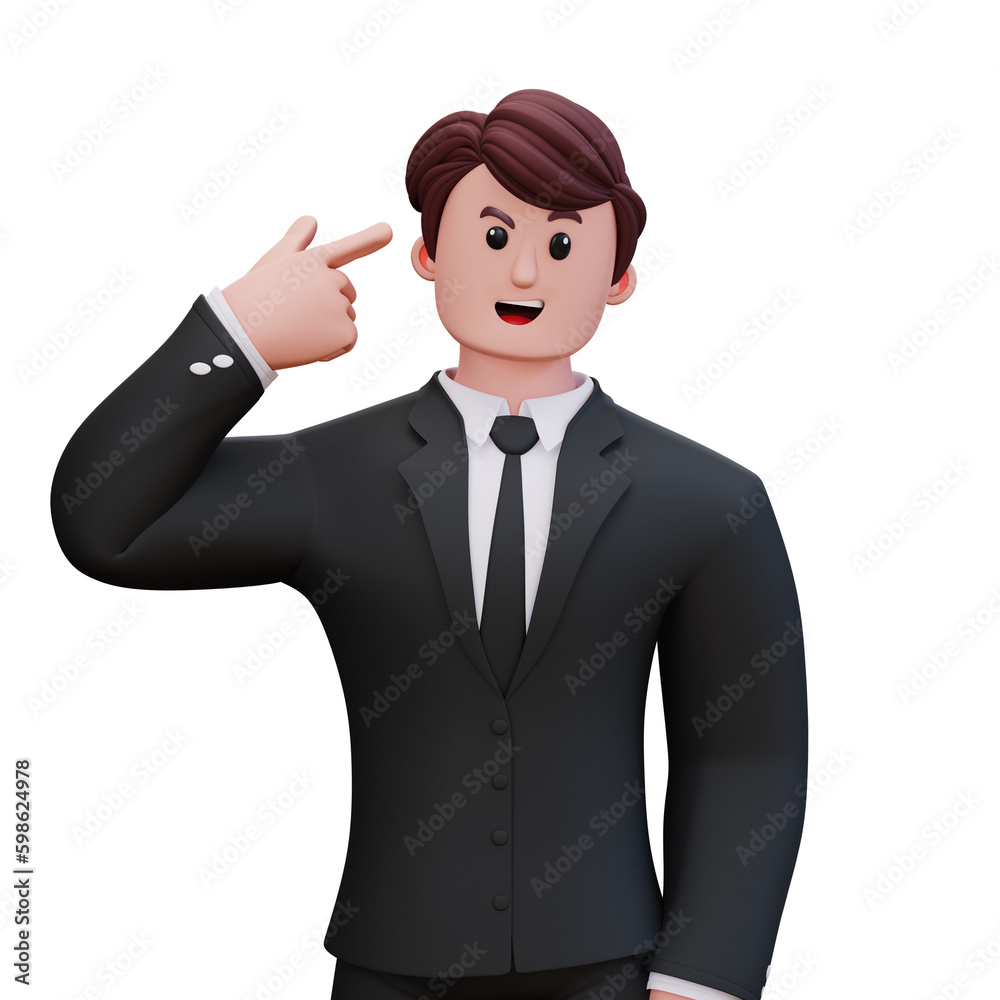 3D Character Businessman
