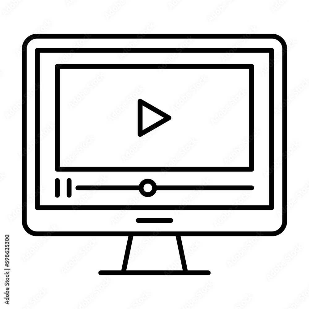 Video marketing vector illustration Video marketing vector illustration