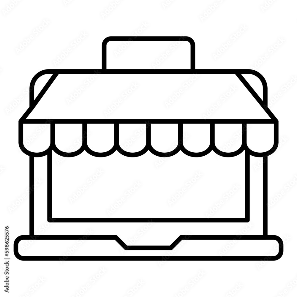 Online Shopping vector illustration