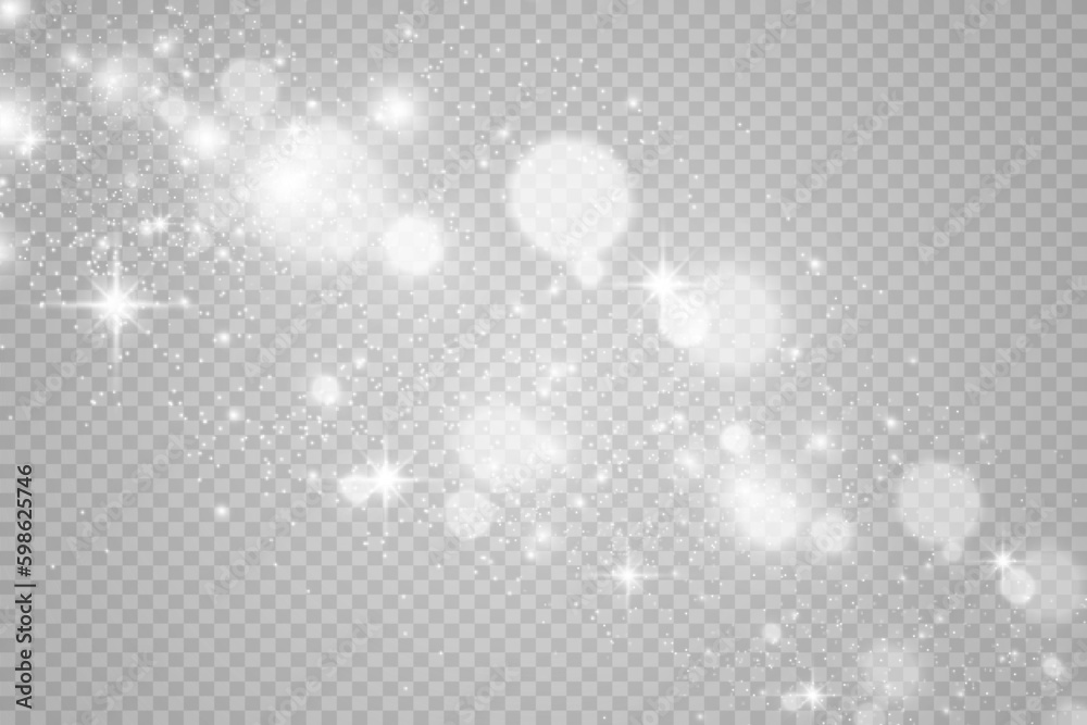 	
Brilliant dust vector shine. Glittering shiny ornaments for background. Vector illustration.	
