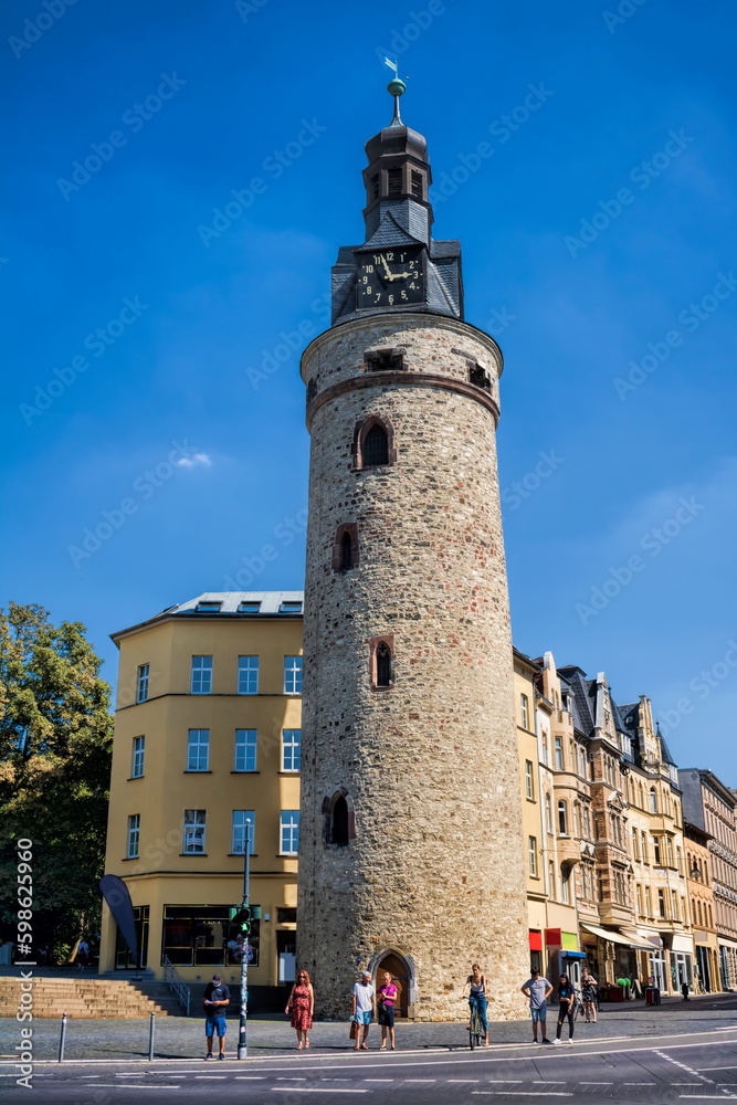 Fototapeta premium halle, deutschland - leipziger turm