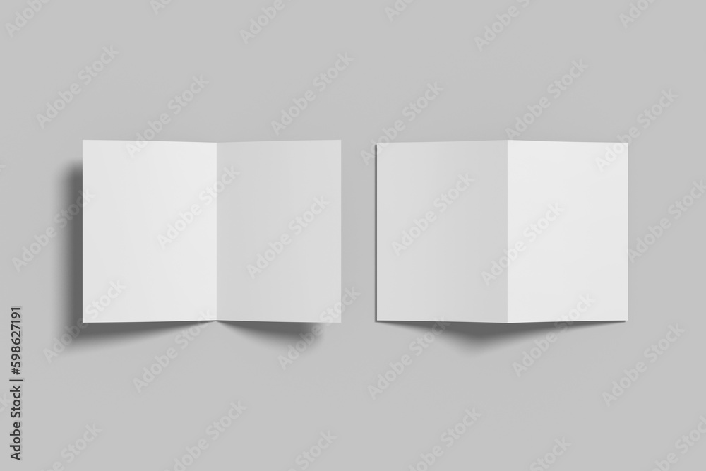 A5 Bifold Brochure Blank Mockup A5 Bifold Brochure Blank Mockup
