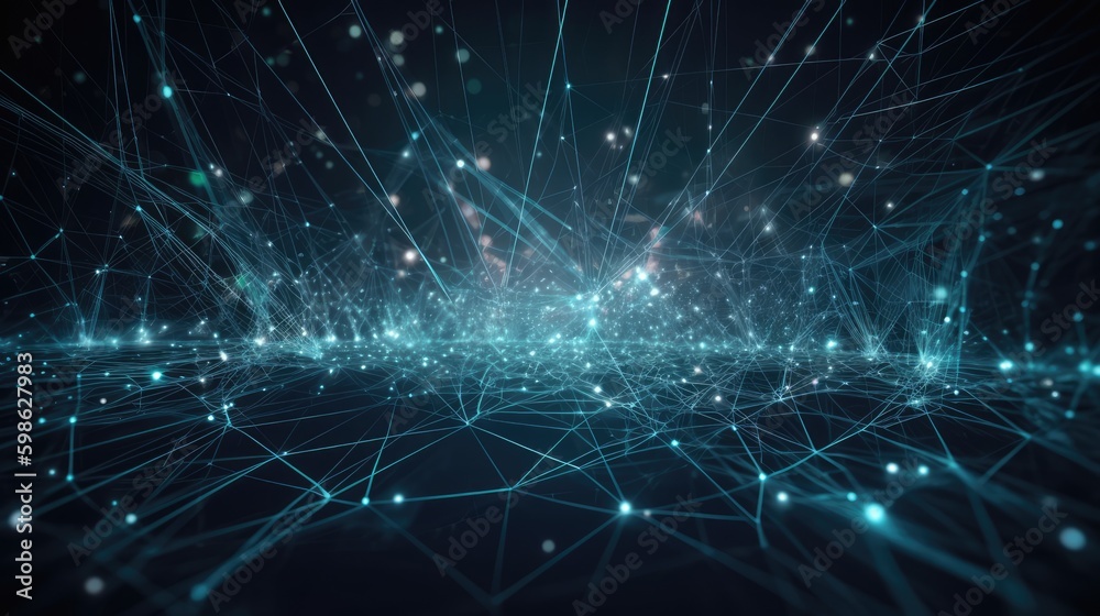 Digital cyberspace and data network connections