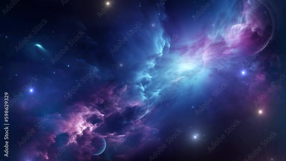 Beautiful nebula in space - stars - galaxy - Concept Art Beautiful nebula in space - stars - galaxy - Concept Art