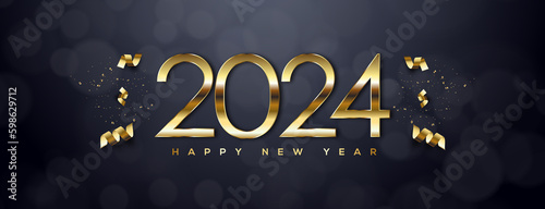 2024 Happy New Year, Greeting Card