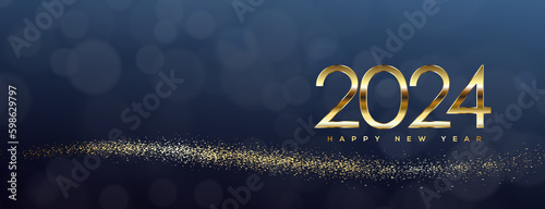 2024 Happy New Year, Greeting Card