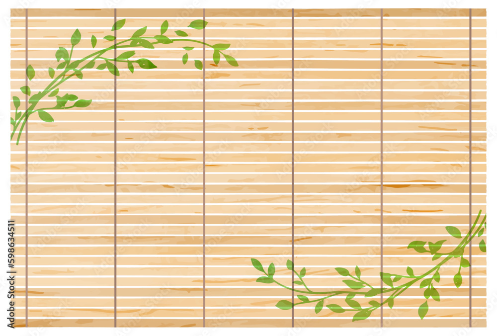 夏の爽やかなすだれの背景素材1 Stock Vector | Adobe Stock