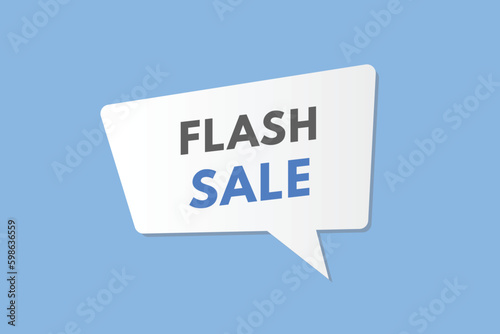 Flash sale text Button. Flash sale Sign Icon Label Sticker Web Buttons