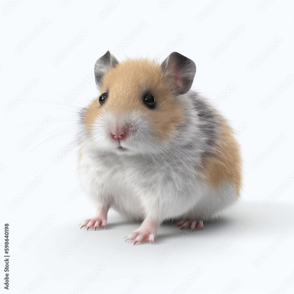 Hamster isolated on white background Hamster isolated on white background