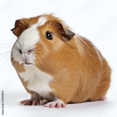 Adorable Guinea Pig Portrait: A Furry Friend on Display © TimeaPeter