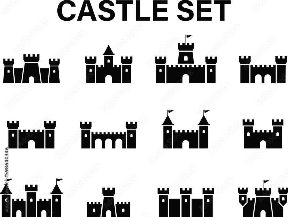 Castle set, Kingdom collection EPS10