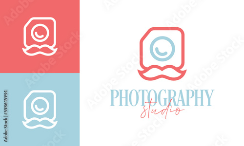 Camera Icon Photography Studio logo design 