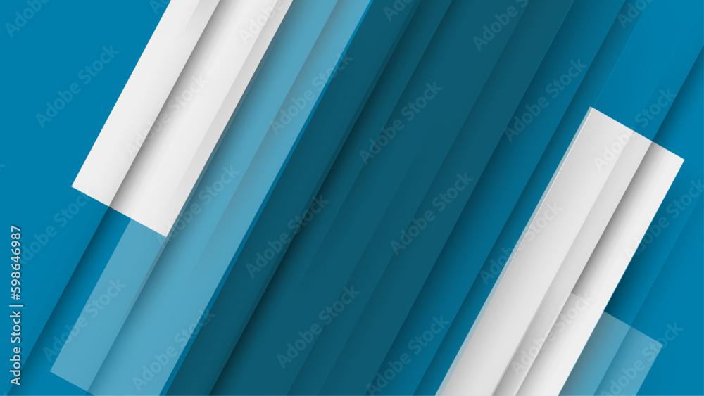 Obraz premium Vector blue abstract line background