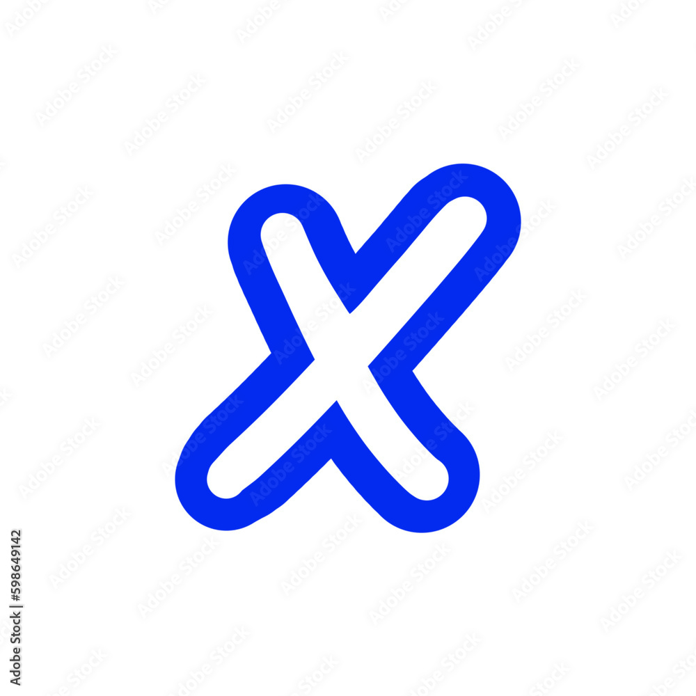 (lowercase) x (lowercase) x