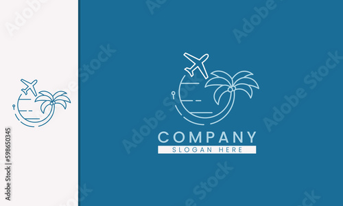 Traveling company logo design 