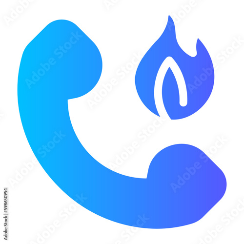 hotline gradient icon