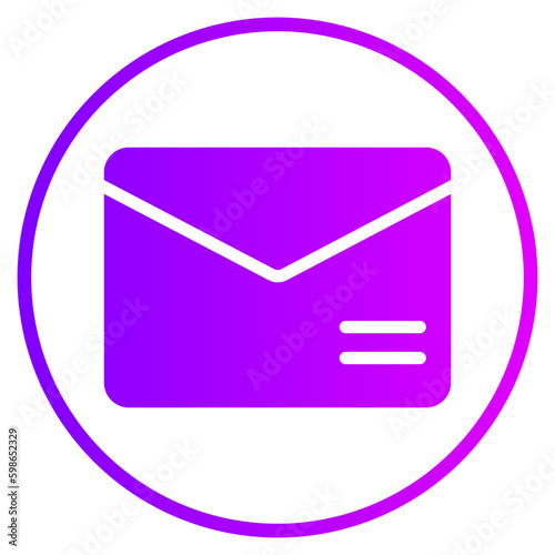 email gradient icon