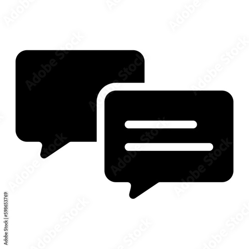 messages glyph icon