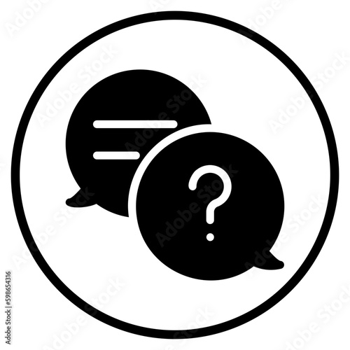 question mark glyph icon