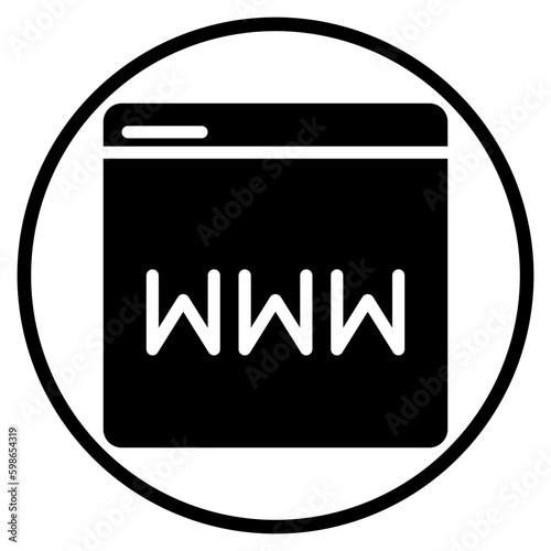 website glyph icon