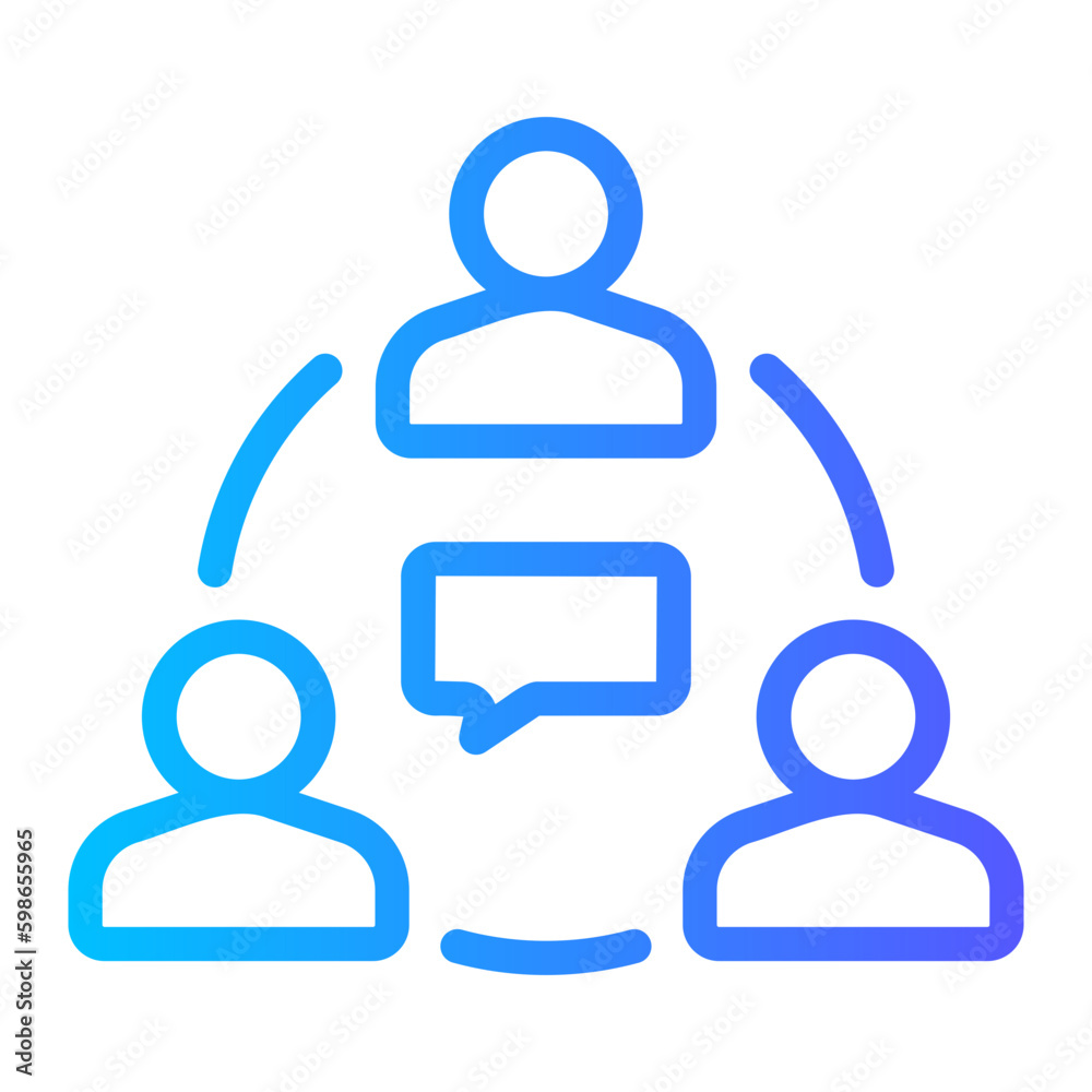 communications gradient icon communications gradient icon