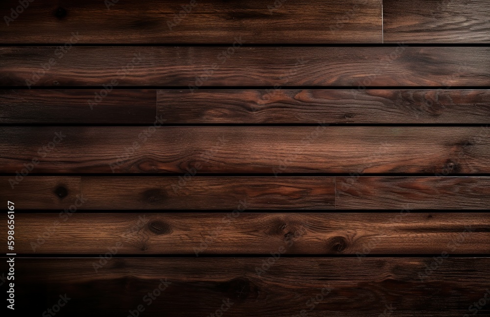 Dark wooden wood background, generative ai Dark wooden wood background, generative ai